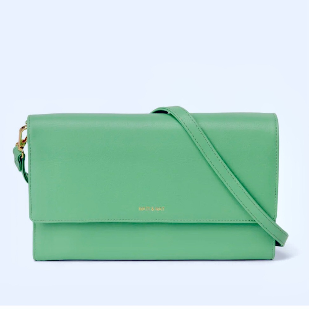 NWT Matt & Nat DREWMED Vegan crossbody bag - pistachio